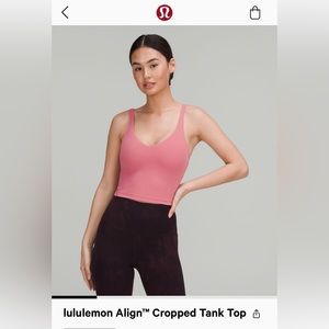 lululemon align cropped tank